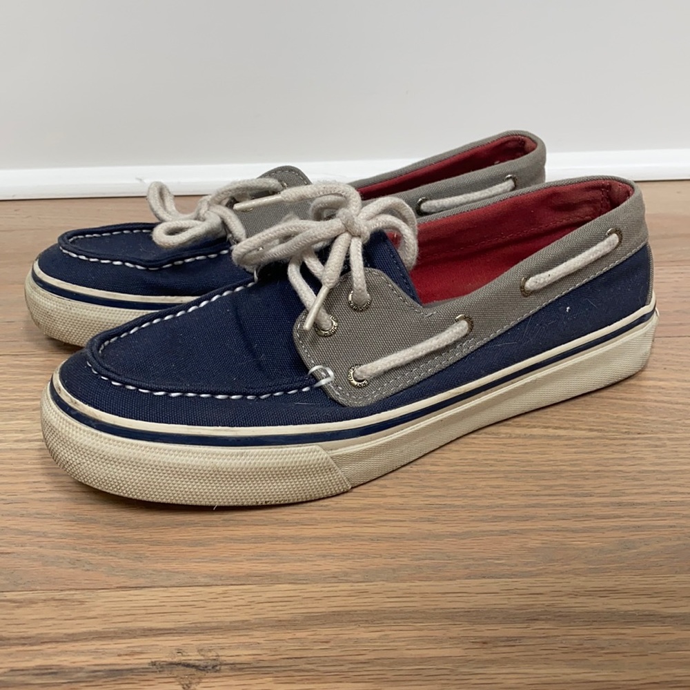 Canvas Sperry Bahama Topsiders